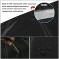 thumbnail image 6 of Half Motor Engine Boat Cover 15HP 210D Oxford Cloth Waterproof Outboard Marine Engine Protector Black, 6 of 6