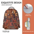 thumbnail image 5 of "Trendy Boho Chic Backpack for Women - Spacious 17” Laptop Sleeve, Tribal Pattern Bookbag for College, Dorm & Everyday Boho Aesthetic", 5 of 6