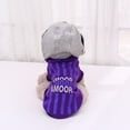thumbnail image 1 of TopLLC Pet Dog Hooded Printed Sweater Small Dog Teddy Pet Sweater Clothes, 1 of 9