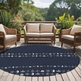 thumbnail image 4 of Rustic Botanical Round Area Rug 6Ft Washable Circle Rugs for Bathroom Office, Japanese Herb on Black Simple Art Non-Slip Carpet Floor Mats Indoor Outdoor Carpet Runner Aesthetic Home Decor, 4 of 8