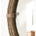thumbnail image 4 of CRAFT INDIA Rustic Frame Round Rope Wall Mirror | Nautical Mirror for Farmhouse, Bedroom, Bathroom., 4 of 7