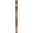 thumbnail image 2 of Ekena Millwork 3 1/2"W x 36"D x 48"H Funston Traditional Rough Cedar Woodgrain TimberThane Bracket, Primed Tan, 2 of 6