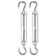 thumbnail image 1 of Uxcell 2-Pack Tensor Gancho y Gancho, M6 Tensores de Acero Inoxidable Pesados Ajustables para Tensión de Cuerda, 1 of 7