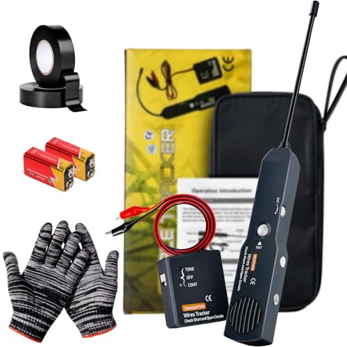 Circuit Breaker Finder, Wire Tracer, Circuit Tracer, Cable Tracker Electrical, Automotive Short and Open Finder Repair Tool EM415pro DC 6-42V$$Tools & Hardware Other