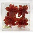 thumbnail image 3 of Fennco Styles Hand Beaded Christmas Poinsettia Napkin Rings, Set of 4 - Red Glass Bead Flower Napkin Holders for Home, Dining Room, Banquet, Family Gathering, Winter Holiday Décor and Special Occasion, 3 of 5