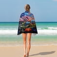 thumbnail image 4 of Independence Day Of The United States Flag Beach Towel, Microfiber Beach TowelsAbsorbent, Compact, Beach Blanket, Lightweight Towel for The Swimming, 4 of 7