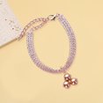 thumbnail image 4 of CSChome Collier pour Animaux Ultra-Léger avec Strass Collier pour Chien - Chaîne d'Extension Réglable, Design Fermoir Homard, 4 of 7