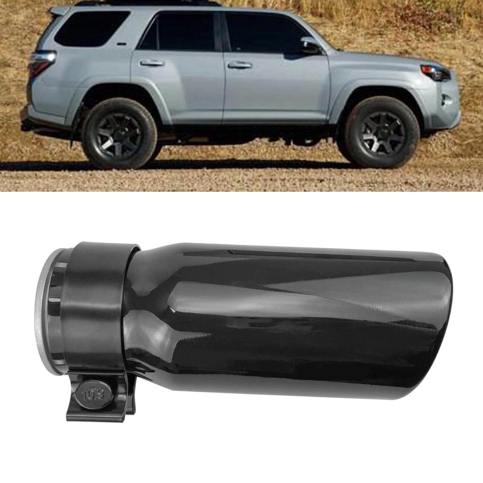 Black Chrome Exhaust Tip Fits 2005-2022 Toyota Tacoma PT932