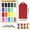 Multicolor, variant on HOMEIORA 100 Pcs Gift Tags 20 Colors Christmas Gift Tags with Strings for Birthday, Wedding, Valentine's Day, Holiday, Event, Project and DIY Crafts