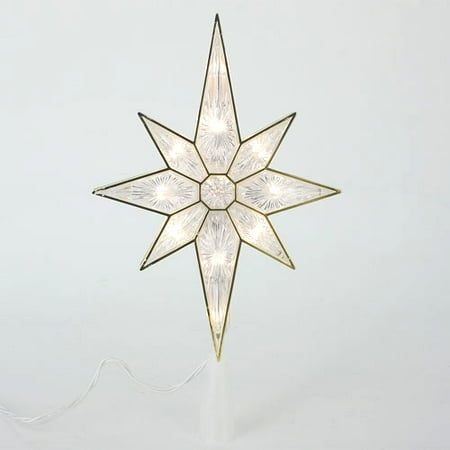 11 quot lighted faceted bethlehem star christmas tree topper 11 quot lighted faceted bethlehem star christmas tree topper