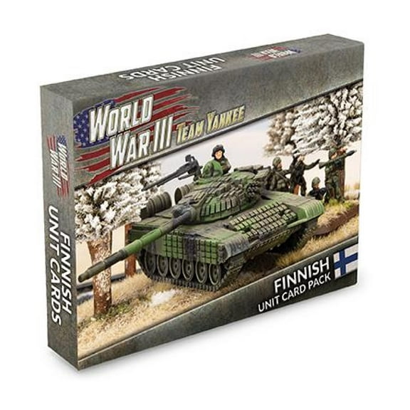 World War III Team Yankee: Finnish Unit Cards (x33 Cards)
