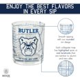 thumbnail image 4 of Butler University Whiskey Glass Set 10oz (2 Low Ball Glasses) - Contains Full Color Butler Blue Logo & Campus Map - Butler Bulldogs Glassware Gift Idea for College Grads & Alumni - Butler Decor, 4 of 6