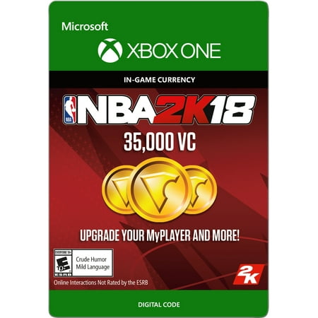 NBA 2K18 35,000 VC (Digital Download), 2K, Xbox One, (Best Way To Get Vc In 2k18)