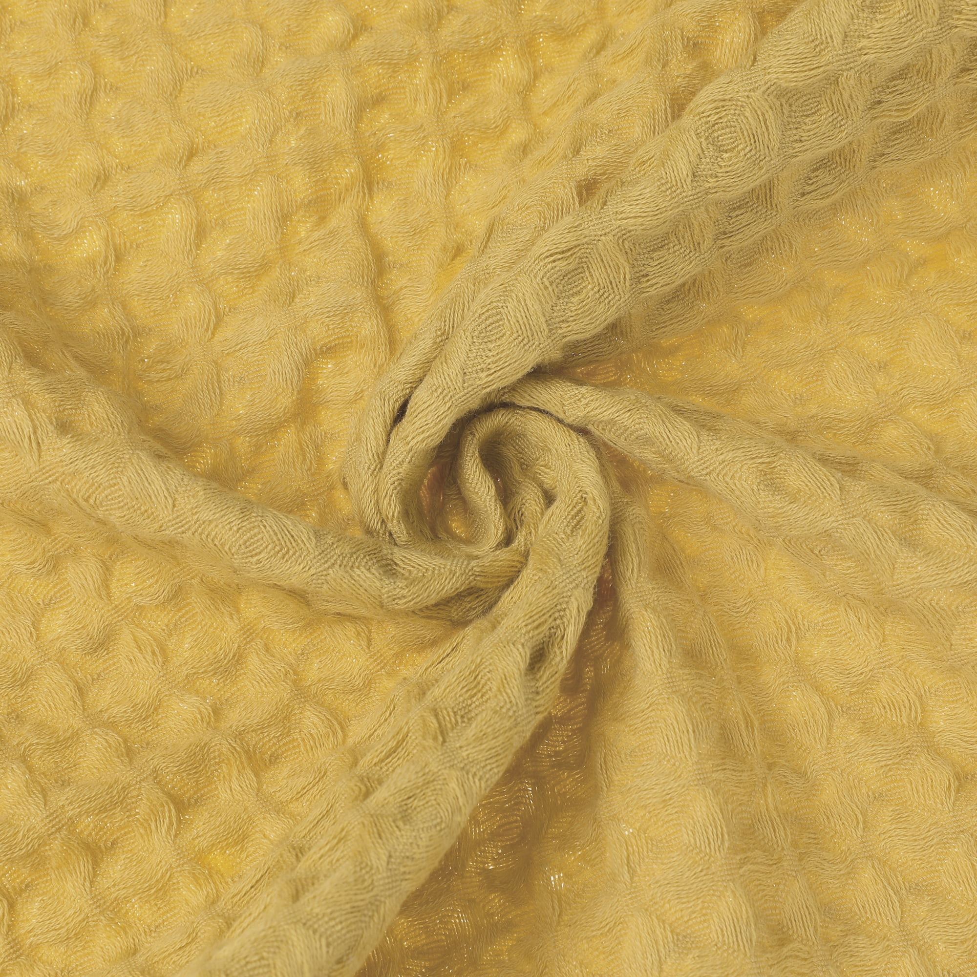 Unique Bargains Cotton Highly Absorbent Hand Towels 14 x 32 Inches for Bathroom Kitchen Yellow 4pk