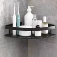 thumbnail image 5 of 1pc Bathroom Storage Rack, Free Punch Bathroom Storage Rack, Triangular Toilet Wall Mounted Kitchen Storage Rack, 5 of 5