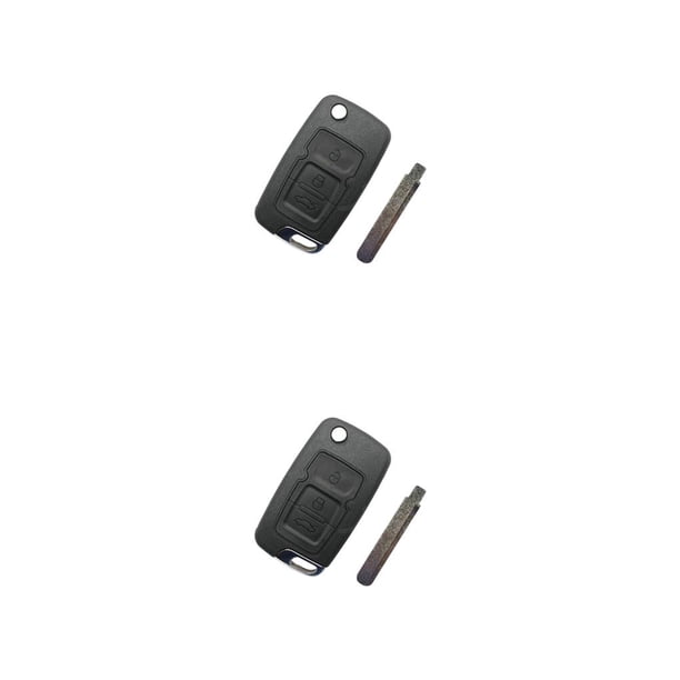 Scienceny Carcasa para llave de coche, reemplazo portátil, elegante, plegable, para control remoto automotriz, funda protectora para mando a Type3 NO3
