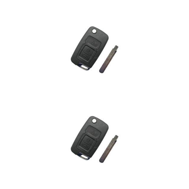 Scienceny Carcasa para llave de coche, reemplazo portátil, elegante, plegable, para control remoto automotriz, funda protectora para mando a Type3 NO3