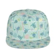 thumbnail image 2 of Daiia Sea Turtle print Flat Bill Hats Flat Brim Trucker Cap Baseball Cap Adjustable Classic Low Profile Hat Unconstructed Plain Cap, 2 of 9