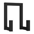 thumbnail image 1 of CHOK Vinyl Record Storage Holder Metal LP Record Holder Modern Black Album Storage Rack Compact Desktop Vinyl Record Display Rack CD Display Stand for Vinyl Records, 1 of 11