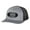 Heather Grey/Black, variant on Christian Iron Sharpens Iron Proverbs 27:17 Dumbell Weight Mens Embroidered Mesh Back Trucker Hat, Heather Grey/American Flag