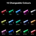 thumbnail image 3 of Bâton Lumineux LED pour Fête, 15 Couleurs Changeantes 2 Modes d'Éclairage, 3 of 5