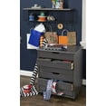 thumbnail image 4 of Craydon Six-Drawer Wide Roll Cart, Grey, 4 of 8