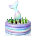 thumbnail image 1 of Hielera inflable Bencailor con forma de cola de sirena para fiestas, 29.5 pulgadas, 1 of 5