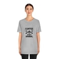 thumbnail image 4 of Coffee Is My Spiritual Animal Bella+Canva Unisex Jersey Short Sleeve Tee, 4 of 10