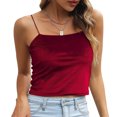 thumbnail image 1 of Camiseta sin mangas con tiras de espagueti de terciopelo para mujer - Claret Zhivalor BST3000043-2, 1 of 6