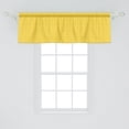 thumbnail image 2 of Ambesonne Abstract Window Valance, Retro Style Ornate Streaks, 54" X 18", Mustard Yellow, 2 of 3