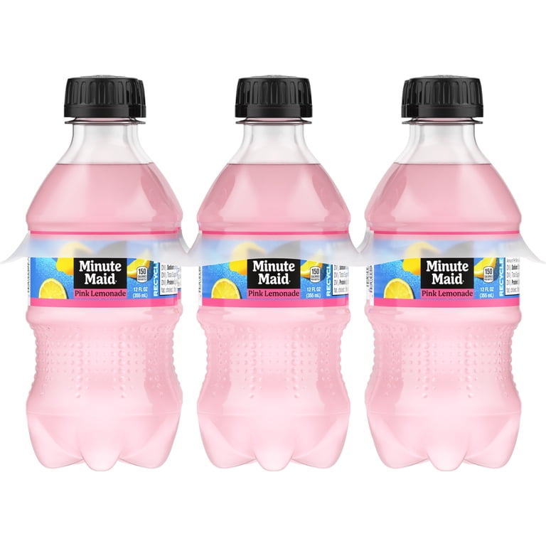 Minute Maid Pink Lemonade Bottles, 12 fl oz, 6 Pack - Walmart.com
