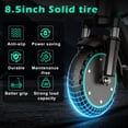 thumbnail image 4 of Electric Scooter for Adults - 350W Motor 10" Solid Tires, up to 19MPH and 16Miles Long-Range Portable E Scooter, 4 of 9