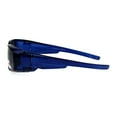 thumbnail image 3 of Polarized 53mm Translucent Plastic Narrow Rectangular Fit Over Sunglasses Blue, 3 of 4