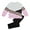 2# Pink, variant on Rimyaw Girls Outfits Sets Cotton Clothes Sweatshirt Top & Long Pantskirts Set Valentine's Day Clothing 7T