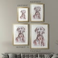 thumbnail image 4 of Wexford Home Sitting Dog I Premium Framed Print, 18.5" x 24.5" - Ready to Hang, Gold (Set of 2), 4 of 9