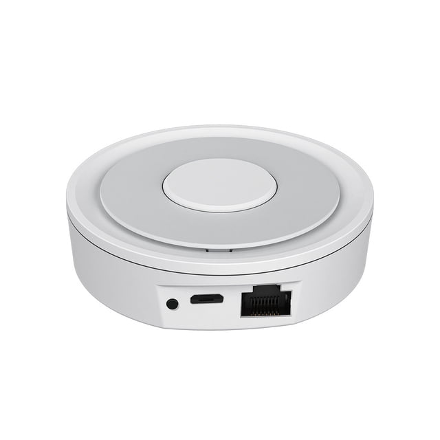 Seitruly Puerta de enlace de Internet para muebles inteligentes, Control remoto Micro USB redondo, indicador de notificación de inserción, Cable de luz, Cables de computadora