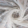 thumbnail image 2 of Zelouf Lilianna Placement Sequin  , Sewing, DIY, Crafts Fabric by the Yard, White / Aqua, 1 Yard, 2 of 3