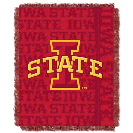 Iowa State Jacquard Woven Throw Blanket