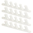 thumbnail image 1 of 4 Pcs Multi Position Adjustment Brackets 5 Position Adjustable Chaise Lounge Bracket Replacement Part for Outdoor Patio Lounge Back Support Plastic Pa, 1 of 5