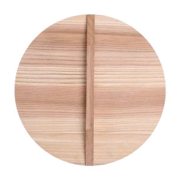 Tapa de madera para sartén, tapa para wok, accesorio de cocina, tapa ligera y antiescaldaduras para sartén. 28 cm