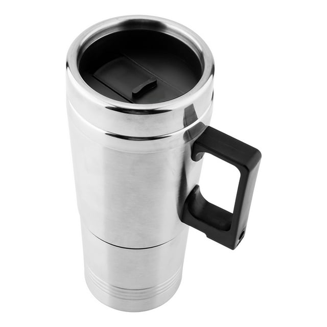 Taza para calentar agua, 350 ml, 150 ml, acero inoxidable, hervidor de acero inoxidable, hervidor para automóvil, máxima confiabilidad