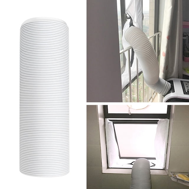 Air Conditioner Exhaust Vent Hose, Universal Counterclockwise AC Exhaust Hose, Air Conditioner Hose, Stretchable AC Vent Hose Air Conditioner Replacement Parts