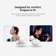 thumbnail image 4 of Wireless Bluetooth Earbuds, In-Ear Secure Fit, Noise Cancelling, Auto Switch Audio, Touch Control, Built-in Voice Assistant, White, 4 of 6