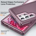 thumbnail image 2 of New Designed for Galaxy S22 Ultra Case, Heavy Duty Shockproof Anti-Scratch Rugged Protective Case with Kickstand for Samsung Galaxy S22 Ultra 6.8 Inch 2022, 2 of 8