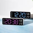 thumbnail image 3 of pitrice Horloge Murale Multifonctionnelle pour Salon Luminosité Réglable 6. Style Été 8, 3 of 6