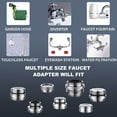 thumbnail image 7 of Abanopi 7Pcs Multiple Size Tap Hose Adapters Solid Brass Fit Removable Sink Aerators, 7 of 7