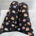 thumbnail image 1 of Pantalones de pijama japoneses de dibujos animados para estudiantes, pantalones antimosquitos de principios de otoño para mujeres, lindos pantalones casuales para dormitorio para uso exterior, 1 of 5