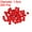 Red, variant on Pom Felt Balls Fabric 1.5cm 15mm Beige for Crafts Project DIY 200 Pcs