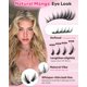 thumbnail image 4 of Kit de extensiones de pestañas Goddvenus Manga Lash Clusters, 300 unidades, 4 of 7