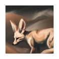 thumbnail image 3 of "Fennec Fox Sunrise Glow" - Canvas, 3 of 25
